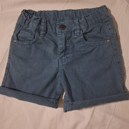 Mexx Fashion girls denim shorts like new, petrol color, 3-4 years