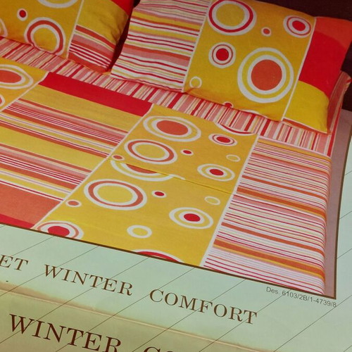 Flannel bed sheet set Palamaiki semi-double new, very warm