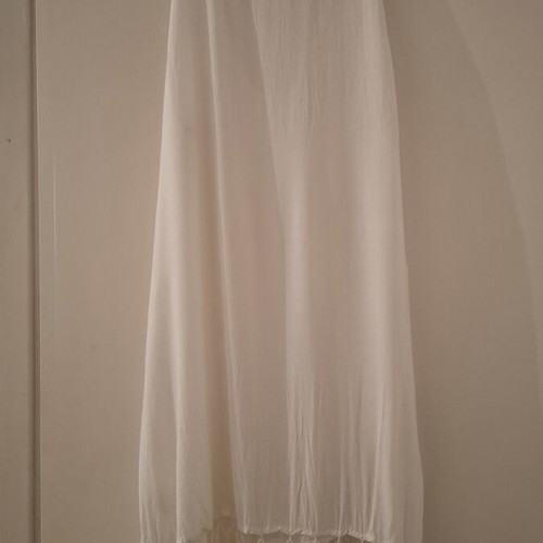 White kaftan Achilleas Accessories like new, breathable fabric