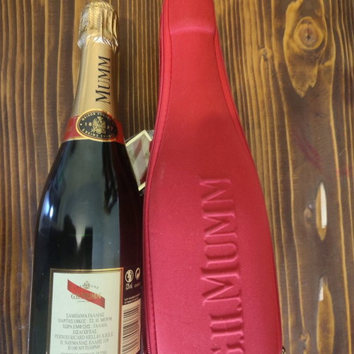 Moët G.H.Mumm champagne sealed with case