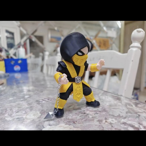 Chibi Mortal Kombat Scorpion figure