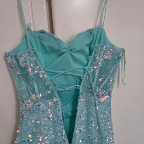 Shein turquoise dress like new, size XS