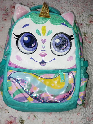 Primary school backpack with cooler and pencil case, like new