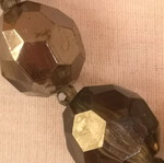 Long olive plexiglass necklace like new
