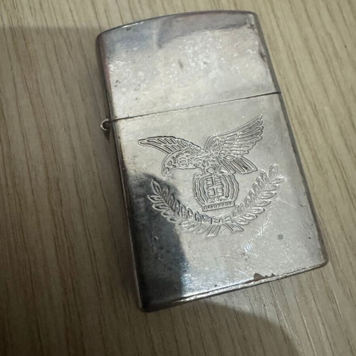 Piezoelectric Metal Lighter used with eagle engraving