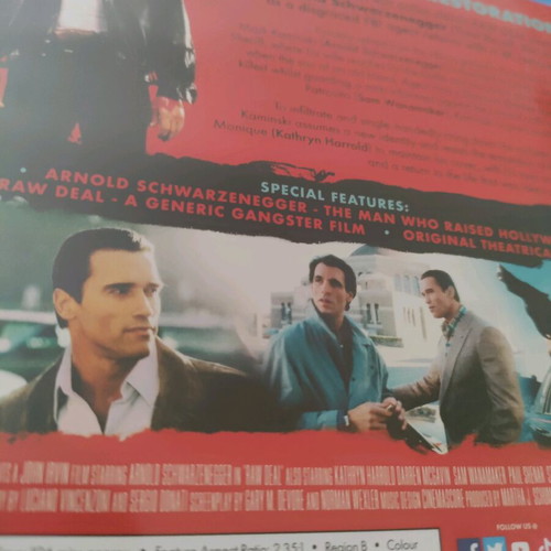 Raw Deal Blu-Ray like new with English subtitles