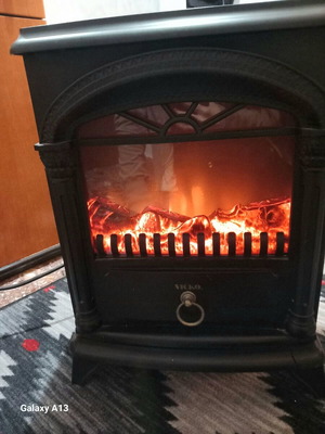 VICKO BLT-999B-2 Electric Fireplace used with flame effect and thermostat