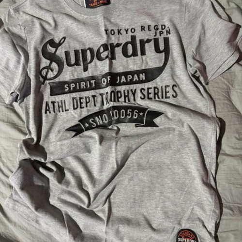Superdry blouse gray like new, size S