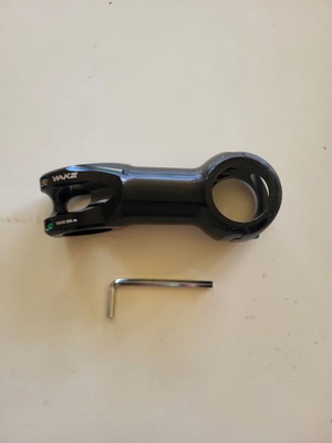 FOMTOR Bicycle Stem 90mm, Ø31.8mm, -10°, CNC Aluminum 7075, Black, New