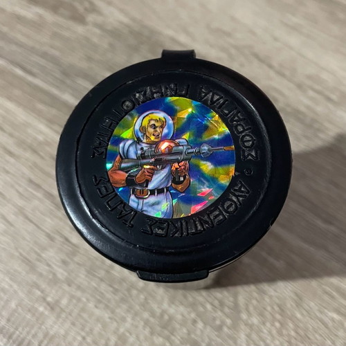 Plastic box with caps used