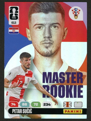 2026 Panini World Cup Adrenalyn XL #613 Petar Sucic Master Rookie σαν καινούργιο