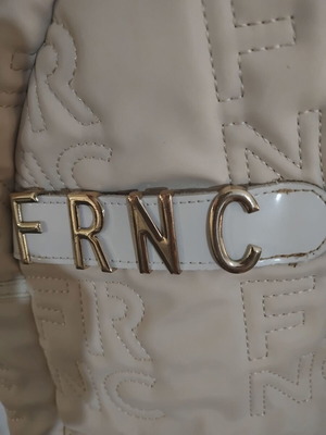 Τσάντα πλάτης FRNC, nude χρώμα, αδιάβροχο ύφασμα