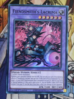 Fiendsmith's Lacrima Fusion Monster κάρτα σαν καινούργιο