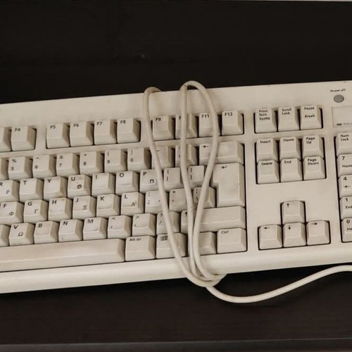 Retro BTC Wired Keyboard used with PS/2 Connection