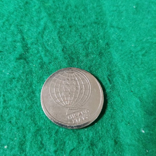 Token for old electronic games used from Italy
