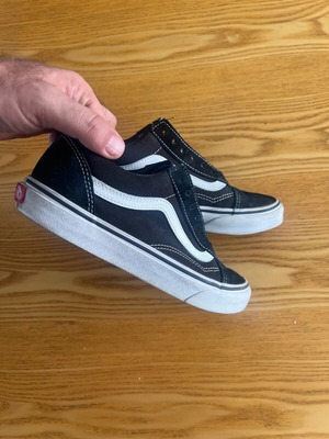 Vans Old School sneakers size 38 like new, black and white