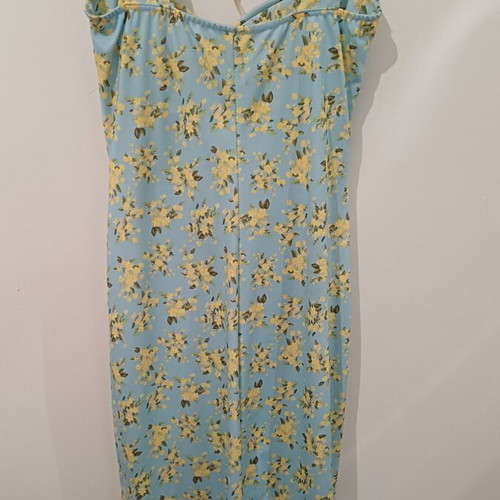 Dress like new, yellow and turquoise