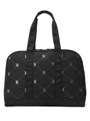 Victoria's Secret Tote Bag χειρός καινούργιο, μαύρο και ασημί