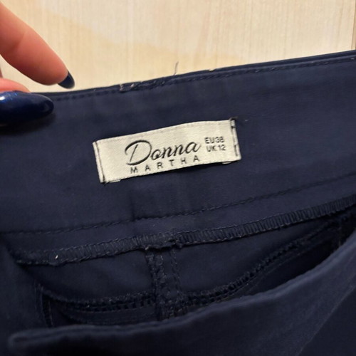Fabric pants used, blue, size M 38 10