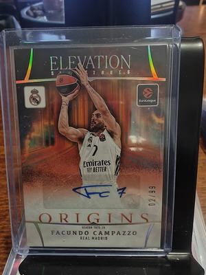 Panini Origins Elevation Signatures Facundo Campazzo Autograph Card 2025-26