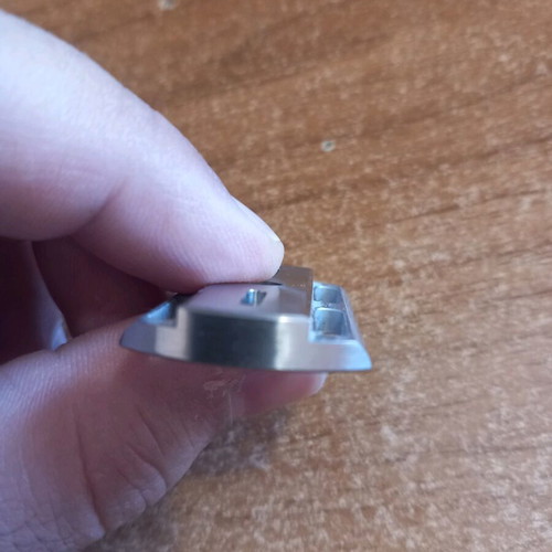 Rex Supply Co. Envoy shaving razor used with small top cap damage