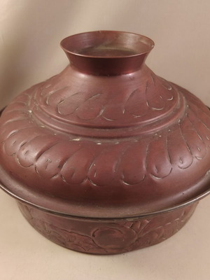 Vintage copper vessel