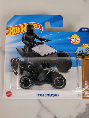 Hot Wheels Tesla Cybersquad Silver Vehicle 2025 new