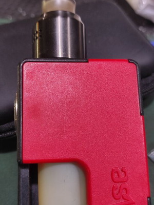 Pulse Mech μηχανικό squonk mod και Recurve RDA σε κόκκινο