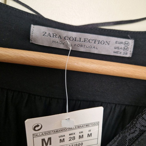 Zara women's dress new, size M, black