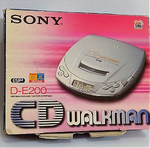Vintage Sony CD Walkman D-E200 - ΔΕΝ ΛΕΙΤΟΥΡΓΕΙ