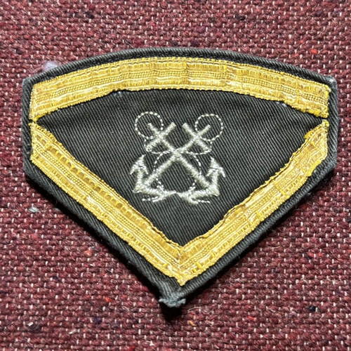 Coast Guard badge patch with scratches
