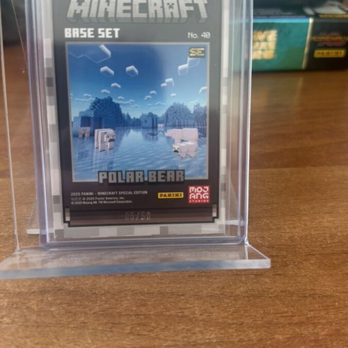 Minecraft numbered cards set of 3, like new