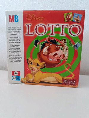 Επιτραπέζιο παιχνίδι Lotto Lion King (MB) 2003 καινούργιο