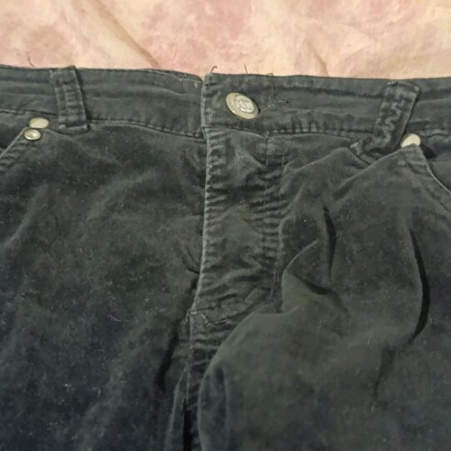 Motivi velour jeans pants size M like new, black
