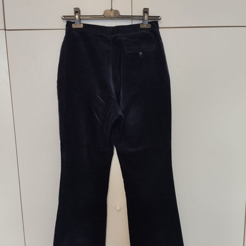 Talbots blue corduroy velvet pants used, size S