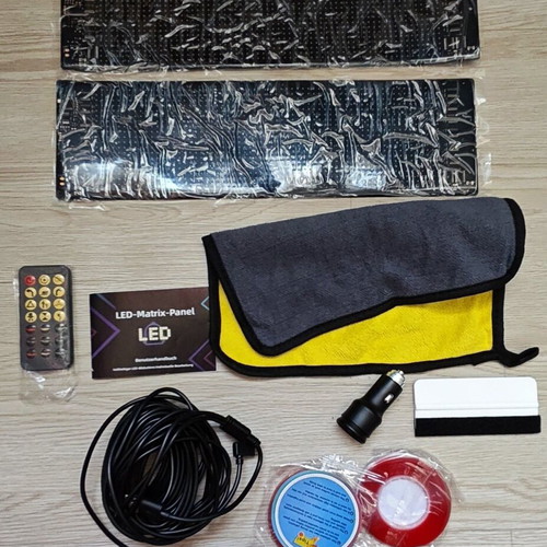LED Matrix Panels Devil Eye New, 2 pcs, programmable with app and remote