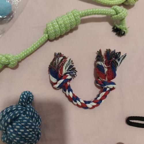 Dog toys new, pack of 7 for small dogs
