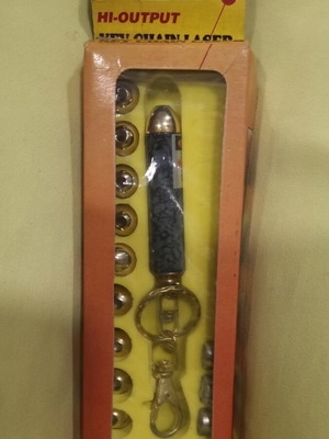 Collectible laser keychain