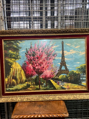 Painting frame used from the 70s with wear