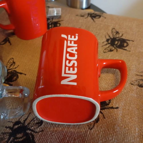 Nescafe glass and cup vintage, like new
