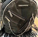  DSQUARED2 δερμάτινη τσάντα