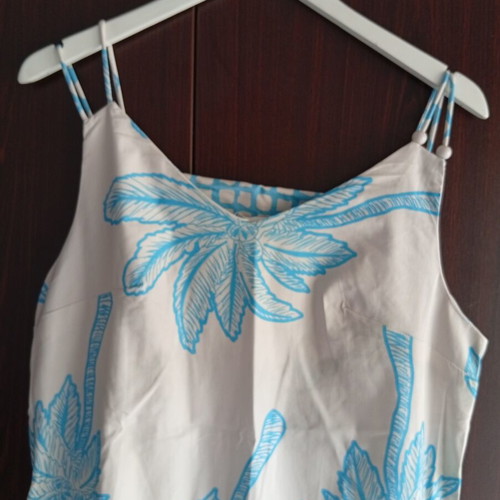 Lagbi dress size 42, white and turquoise