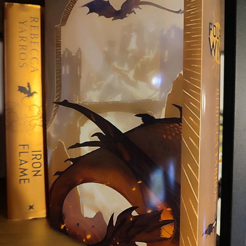 Fourth Wing book dust cover new for hardback edition