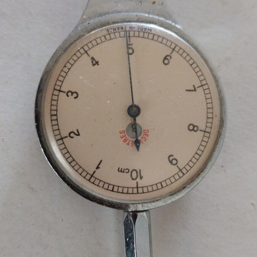 Distance measuring instrument for maps used, made in France