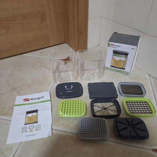 Ibergrif MS23 Vegetable and Fruit Cutter Set new with interchangeable blades