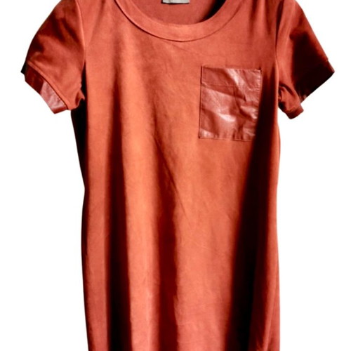 Dixie suede mini dress rust color, like new, size M