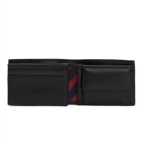 Tommy Hilfiger Johnson Mini CC Flap & Coin Pocket Wallet new, black leather