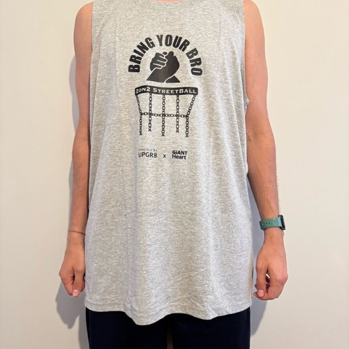 Giant Heart sleeveless shirt gray new, size XL