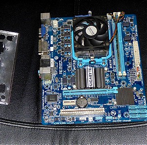 MOTHERBOARD GIGABYTE GA-78LMT-S2P WITH AMD FX-4300 + 4GB DDR3 RAM