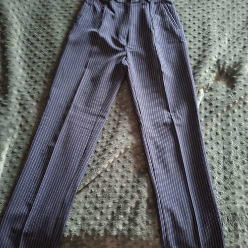 Striped women's pants small size like new, blue